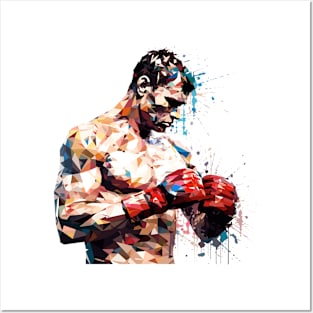 Boxing Boxer Sport Game Champion Competition Abstract Posters and Art